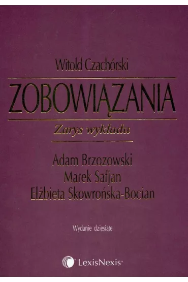 Zobowi�zania Zarys wyk�adu - Witold Czach�rski