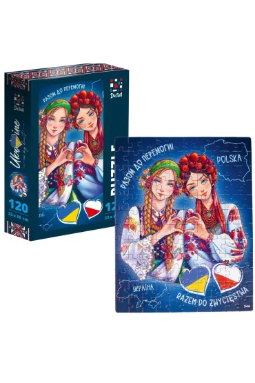 Puzzle 120 el. Ukraina & Poland Roter Kafer