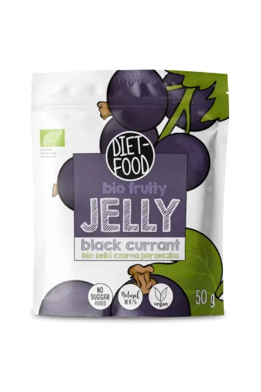 Diet-Food �elki owocowe o smaku czarnej porzeczki 50 g Bio