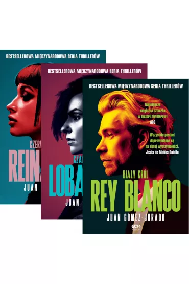 Pakiet Antonia Scott. Tomy 1-3: Reina Roja. Czerwona Kr�lowa, Loba Negra. Czarna Wilczyca, Rey Blanco. Bia�y Kr�l - Juan Gomez-Jurado