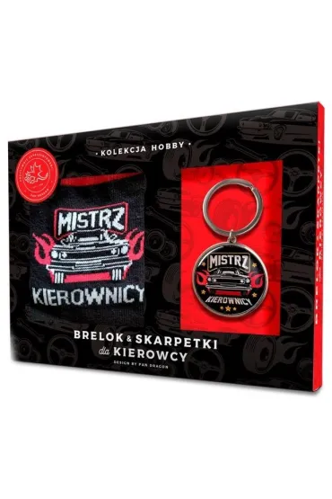 Zestaw brelok + skarpetki dla kierowcy