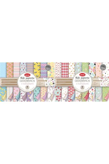 Beniamin Blok papier�w ozdobnych A4 do scrapbookingu 32 kartki