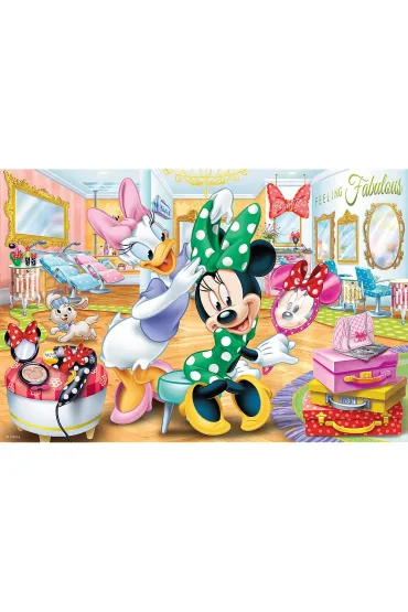 Puzzle 100 el. Minnie w salonie kosmetycznym Trefl