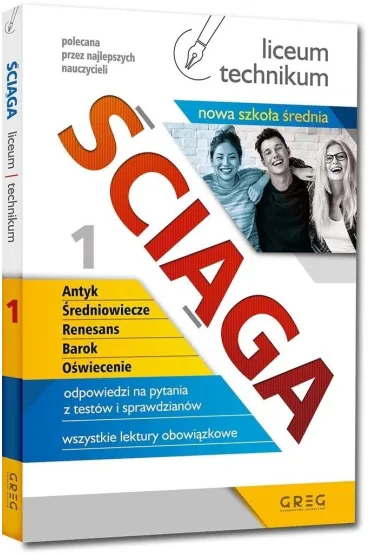 �ci�ga. Liceum, technikum. Cz�� 1. Antyk, �redniowiecze, Renesans, Barok, O�wiecenie - Zesp� redakcyjny Wydawnictwa Greg
