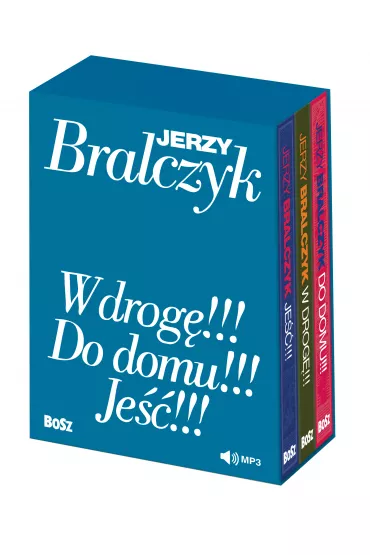 Pakiet: W drog�!!!, Do domu!!!, Je��!!! z p�yt� CD - Jerzy Bralczyk