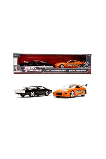 Zestaw pojazd�w metalowych JADA F&F Dodge + Toyota dwupak Simba