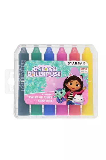 Starpak Kredki w sztyfcie Koci Domek Gabi 528997 6 szt.