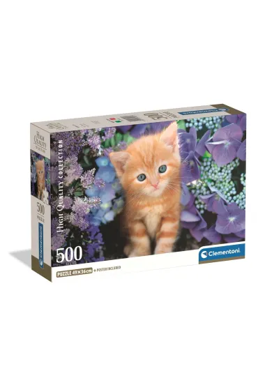 Puzzle 500 el. Gattino Rosso Clementoni