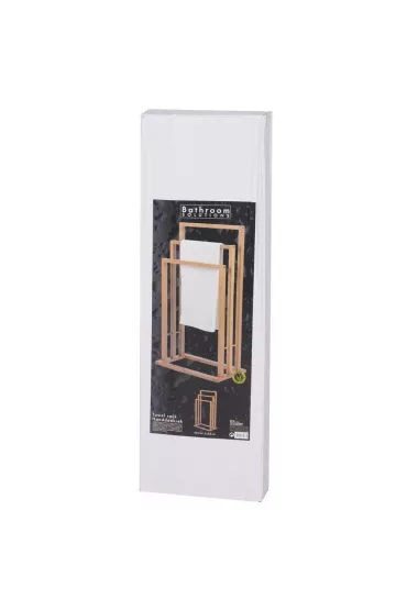 Bathroom Solutions Bambusowy stojak na r�czniki br�zowy