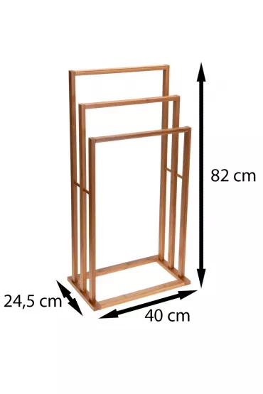 Bathroom Solutions Bambusowy stojak na r�czniki br�zowy