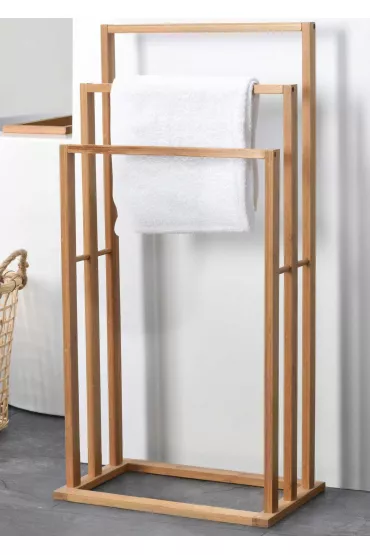 Bathroom Solutions Bambusowy stojak na r�czniki br�zowy