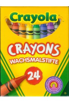 Crayola Kredki wiecowe bezpieczne 24 kolory