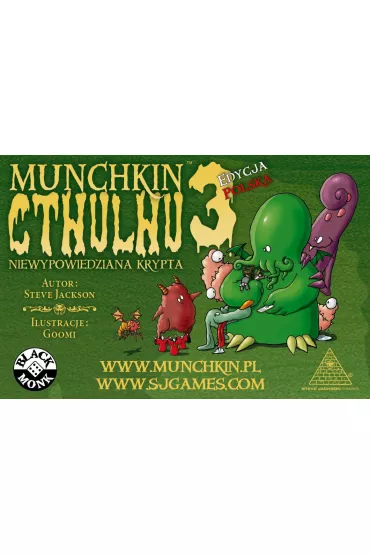 Munchkin Cthulhu 3. Niewypowiedziana Krypta Black Monk