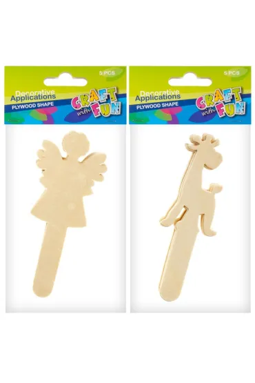 Craft with Fun Ozdoba drewniane patyki kszta�ty