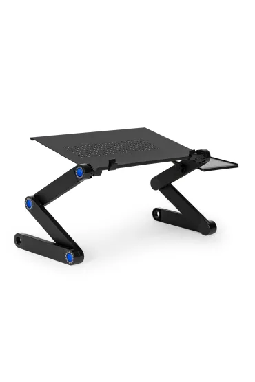 Modernhome Podstawka stolik stojak pod laptop aluminiowy sk�adany z regulacj� 2 blaty