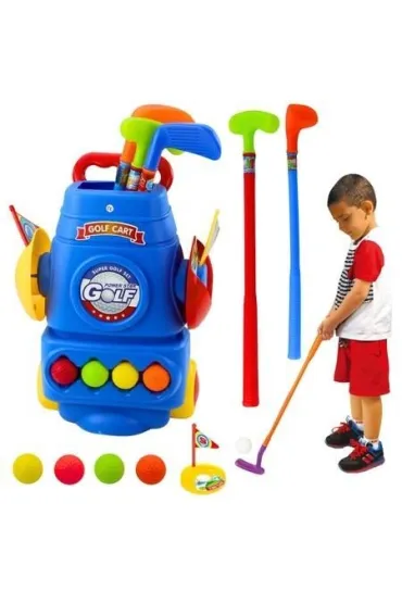Zestaw do gry w golfa LeanToys