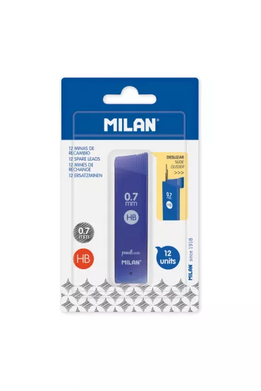 Milan Grafity HB do owkw automatycznych 0.7 mm