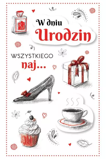 AbCard Kartka okoliczno�ciowa Urodziny PS01