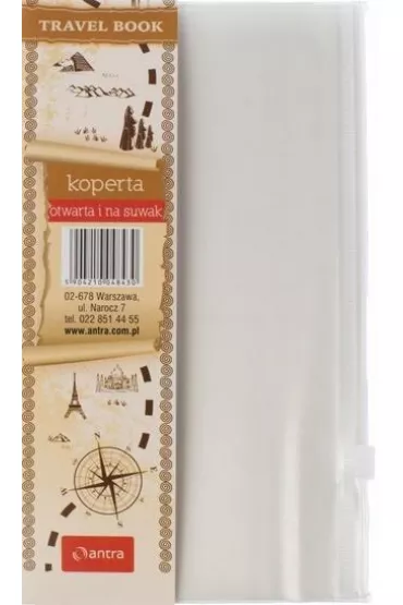 Antra Wk�ad Podr�nik koperta otwarta i na suwak