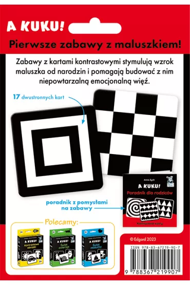 A kuku! Kontrastowe wzory. Poradnik + karty obrazkowe - Anna Zych