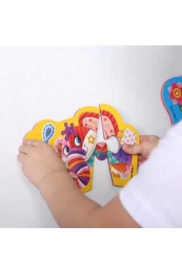 Mi�kkie magnetyczne puzzle S�o� i Krokodyl Roter Kafer