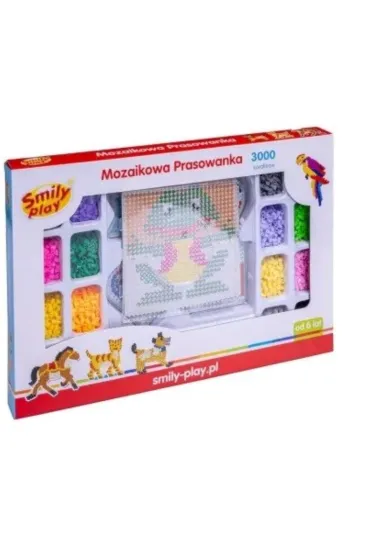 Koraliki do zgrzewania 3000el 39x27x4 mix wzor�w SMILY PLAY SP83640
