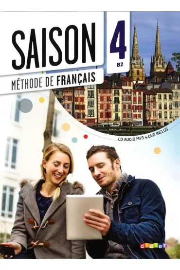 Saison 4 podr�cznik + p�yta CD audio i p�yta DVD