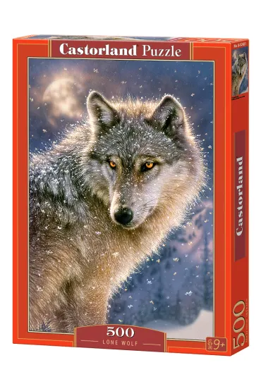 Puzzle 500 el. Lone Wolf Castorland
