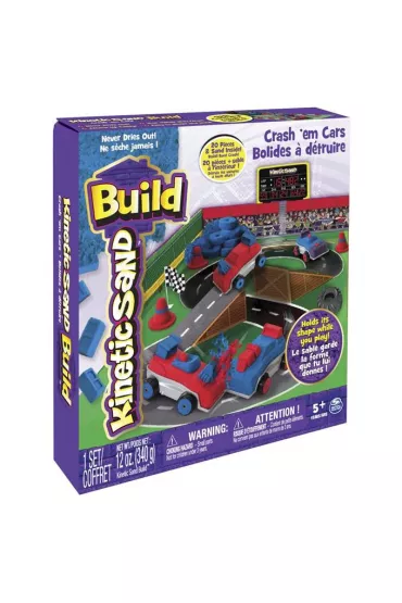 Spin Master Kinetic Sand Build Samochody - Zderzaki 340 g