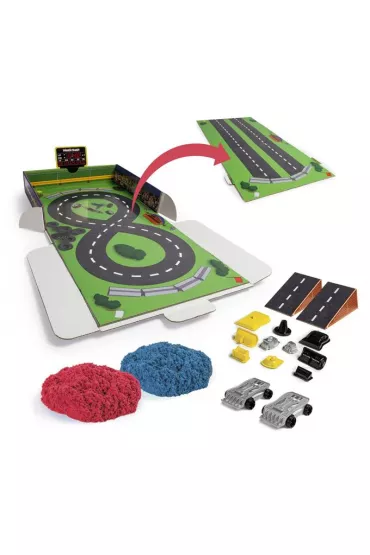 Spin Master Kinetic Sand Build Samochody - Zderzaki 340 g