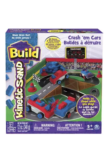 Spin Master Kinetic Sand Build Samochody - Zderzaki 340 g