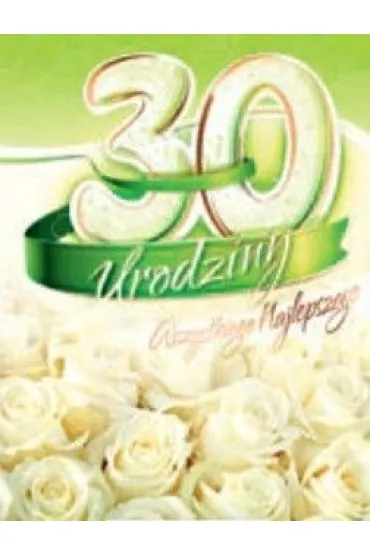 Art Nuvo Karnet 30 urodziny CC01