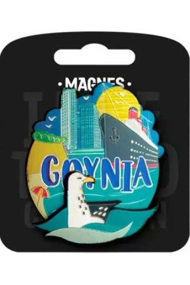 Pan Dragon Magnes I love Poland Gdynia ILP-MAG-A-GDY-06