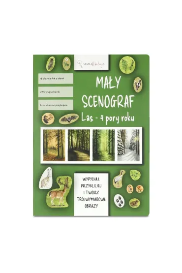Ma�y Scenograf. Las - 4 pory roku Mama Maluje