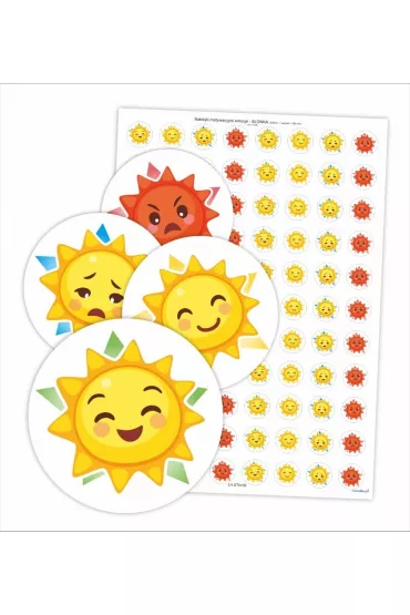 LearnHow Naklejki motywacyjne - S�onka 88 szt.