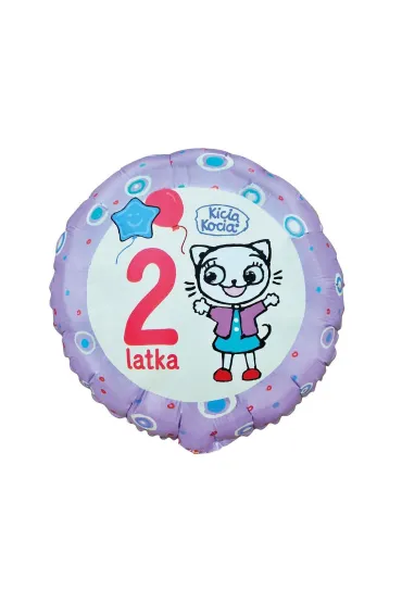 Godan Balon foliowy Kicia Kocia 2 latka 46cm