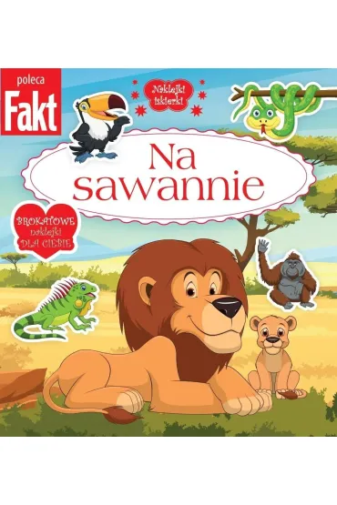 Na sawannie. Brokatowe naklejki dla ciebie