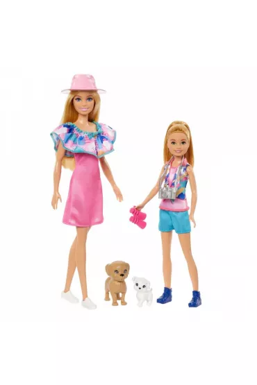 Barbie Stacie i Barbie 2-pak lalek HRM09 Mattel