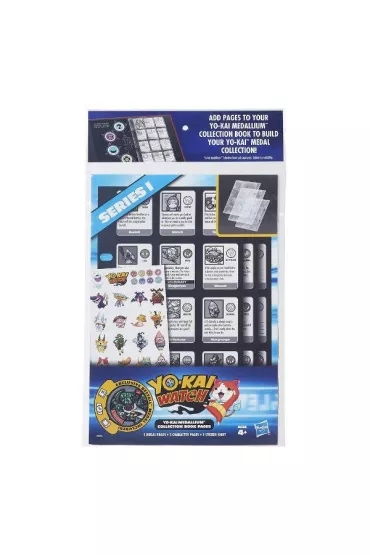 YO-KAI Watch sezon 1 Medallium Kolekcjonerskie strony Hasbro