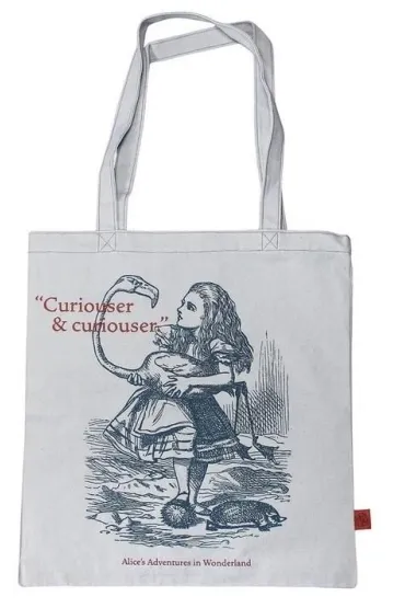 Pulteney Press Torba bawe�niana Alicja w Krainie