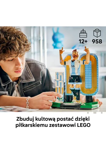 LEGO Editions Lionel Messi — pi�karska legenda 43015