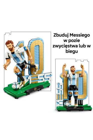 LEGO Editions Lionel Messi — pi�karska legenda 43015