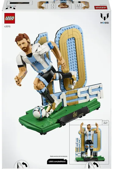 LEGO Editions Lionel Messi — pi�karska legenda 43015