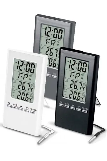 Terdens Termometr elektroniczny zewn�trzny / wewn�trzny wbg z sond� na przewodzie
