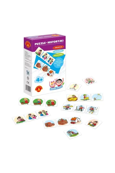 Puzzle 10x3 el. Zabawa i nauka. Historyjki Alexander