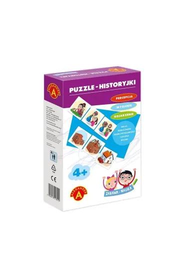 Puzzle 10x3 el. Zabawa i nauka. Historyjki Alexander