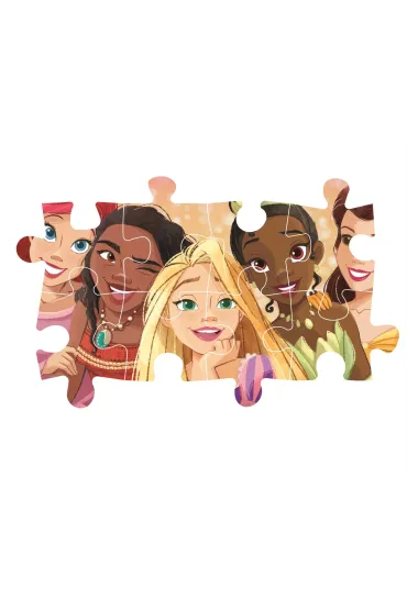 Puzzle 24 el. Maxi SuperColor. Disney Princess Clementoni