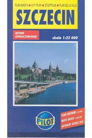 Szczecin. Plan miasta w skali 1:25 000