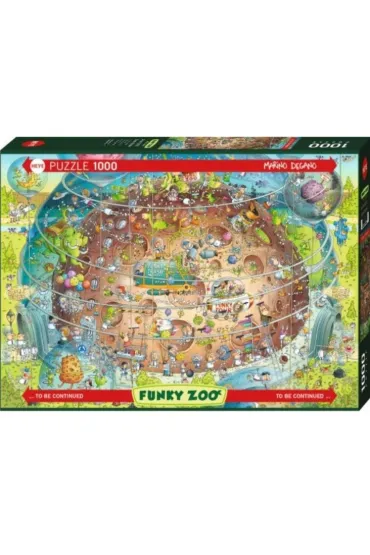 Puzzle 1000 el. Funky ZOO - Kosmiczne ZOO Heye