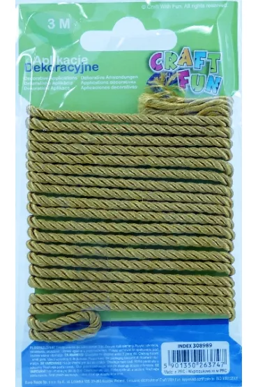 Craft with Fun Ozdoba dekoracyjna sznurek